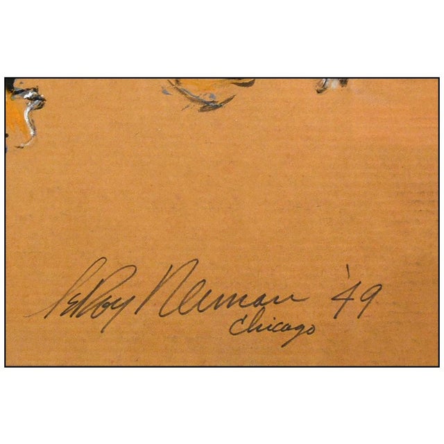 Leroy Neiman 1940s Running With The Horses, LeRoy Neiman For Sale - Image 4 of 5