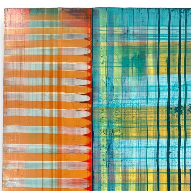 Paul Aho Paul Aho, Large Modernist Painting Contemporary Abstract Art Paul Aho, Palm Beach, Florida, 2004 For Sale - Image 4 of 16