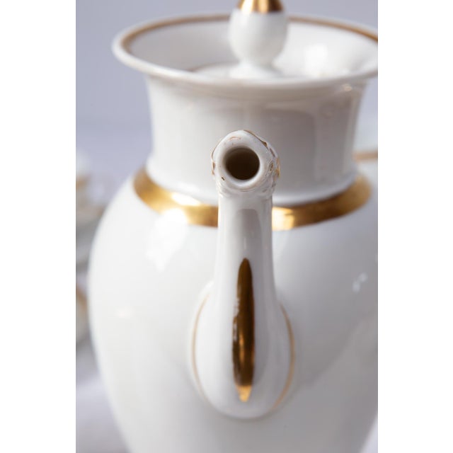 Antique Coffee Service in Limoges Porcelain, Set of 24 For Sale - Image 9 of 15