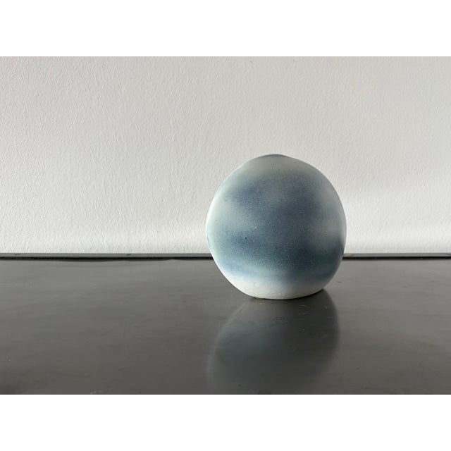 Organically Shaped Ceramic Solifleur Vase, France, 1970s For Sale - Image 6 of 18