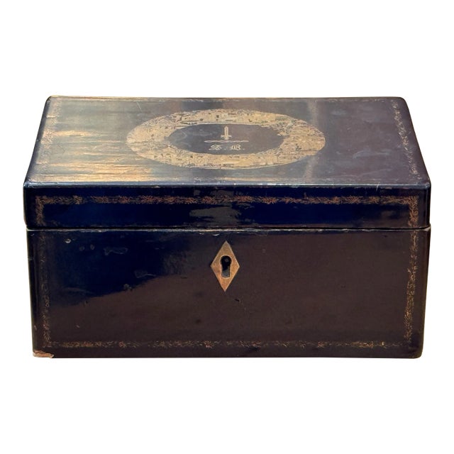 19th Century Chinese Export Tea Caddy For Sale