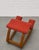 Red Mid Century Modern Westnofa Balans Variable Kneeling Chair – Original Norwegian Ergonomic Bentwood Chair in Red Upholstery For Sale - Image 8 of 8
