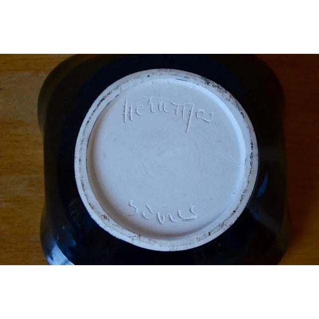 Black Pink and Black Free-Form Bowl for René Hénon for Sèvres, France, 1950s For Sale - Image 8 of 12