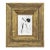 Contemporary Original Abstract Ink Painting Heavy Chunky Gold Wood Frame For Sale