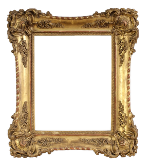 19th Century Napoleon III Gilded Italian Frame, 1880s