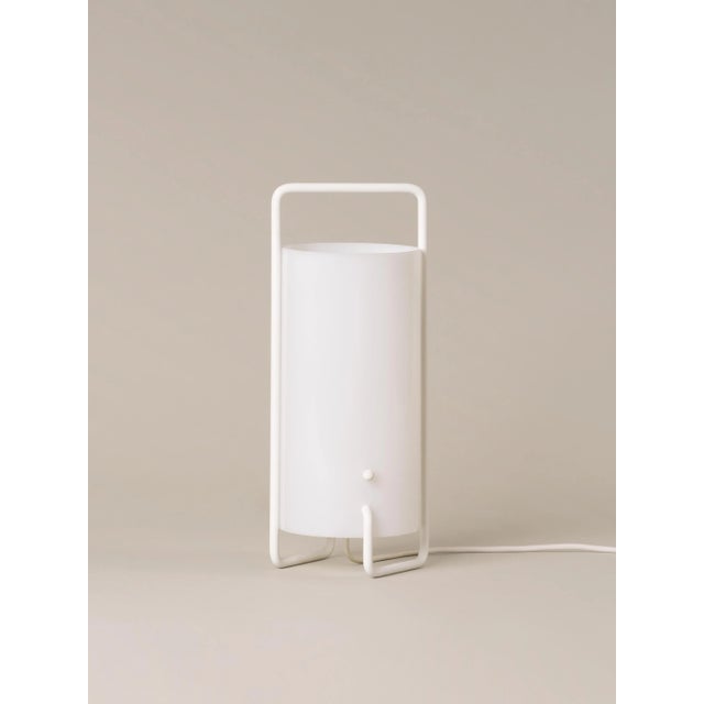 Contemporary White Asa Table Lamp by Miguel Mila For Sale - Image 3 of 11
