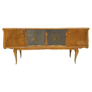 Italian Thuya Burl Sideboard, 1950s For Sale