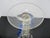 Blue Venetian Hand Blown Art Glass Decorative Tipetto Wine Goblet With Blue Wings For Sale - Image 8 of 8