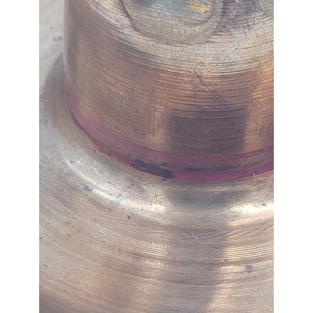 Copper Vintage Hand-Hammered Mexican Copper Sombrero Ashtray or Catch-All For Sale - Image 8 of 10