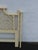 Hollywood Regency Faux Bamboo Posted Painted King Size Headboard 6681 For Sale - Image 12 of 16