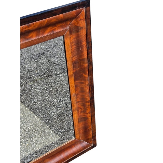 19thc American Mahogany Empire o.g Refurbished. For Sale - Image 4 of 11