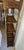 Wood Mid-Century British Colonial Faux Bambo, Walnut and Woven Reed Estage or Bookcase For Sale - Image 7 of 11