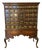 Late 20th Century Maitland-Smith Hand-Painted Chinoiserie Apothecary Cabinet on Queen Ann Style Stand For Sale