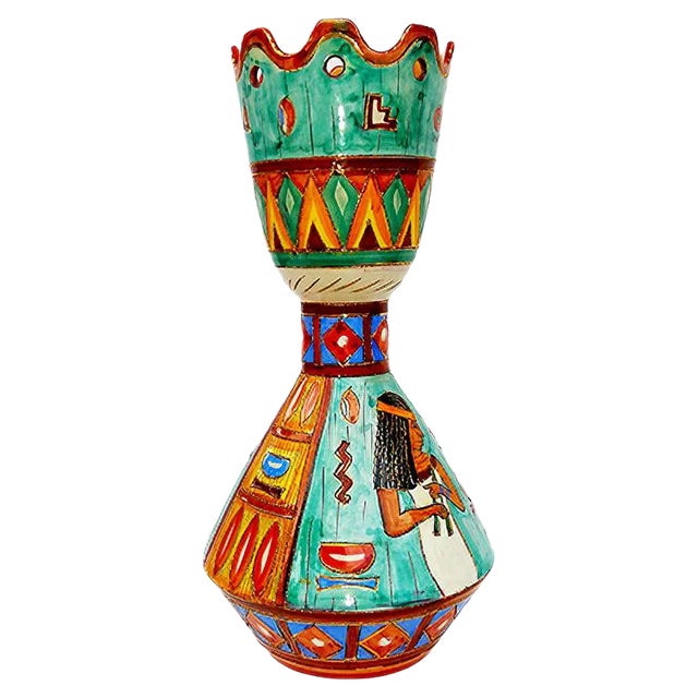 Vase from Volpi Deruta, 1950s For Sale