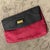 Italian Elegant 1960s Vintage Sorelle Fontana Silk and Leather Evening Clutch For Sale - Image 3 of 12