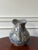 Spongeware is having a moment as it folk art in general. This blue and white spongeware vase is emblematic of all things...