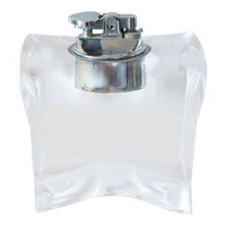 Mid Century Modern Lucite Lighter For Sale
