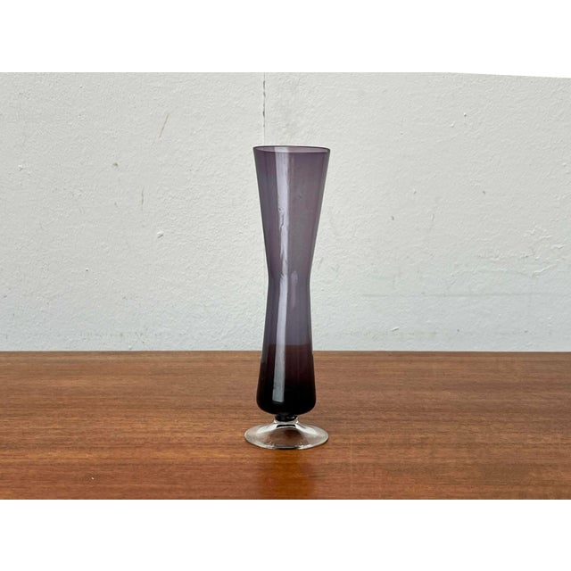 Vintage Glass Vase from Tlt, Japan, 1970s For Sale - Image 5 of 10