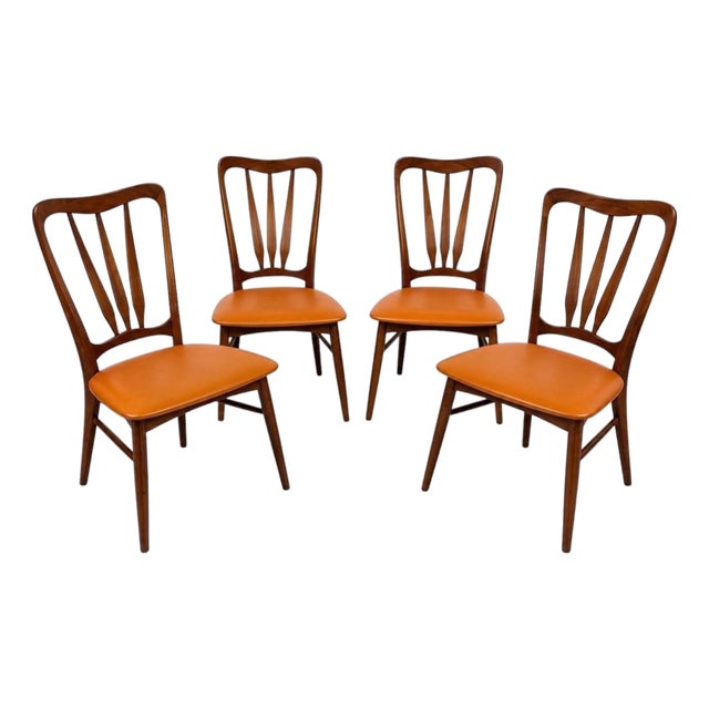 Mid-Century Danish Modern Koefoed "Ingrid" Teak Dining Chairs - Set of 4 For Sale