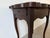 Brown Antique French Style Mahogany One-Drawer Side Table With Serpentine Scalloped Top For Sale - Image 8 of 12