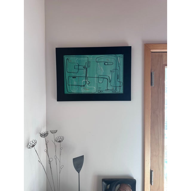 Mid-Century Modern Virginia Kay Gould Mid Century Painting For Sale - Image 3 of 6