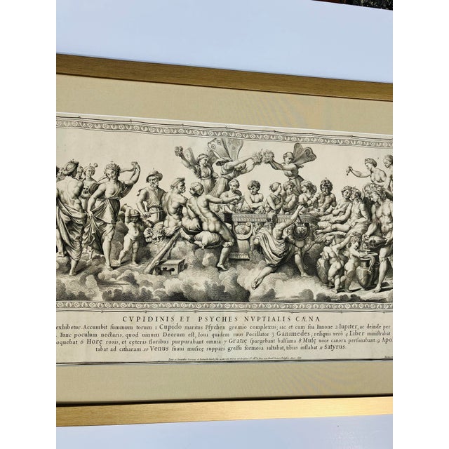 17th Century 17th Century Engraving Dated 1693, Framed For Sale - Image 5 of 6