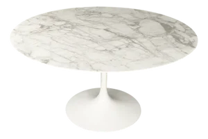 Italian Modern Round Tulip Dining Table by Eero Saarinen for Knoll, 2000s