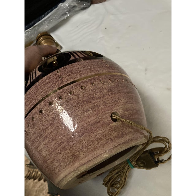 Mid-Century Modern Ceramic Lamp by Georges Pelletier, 1970 For Sale - Image 3 of 7