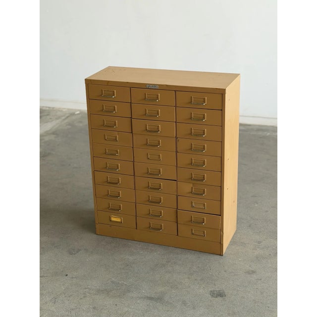 Vintage Steelmaster Industrial Multi-Drawer Cabinet For Sale - Image 10 of 15