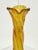 Vintage Amber Murano Glass Vase with Twisted Workmanship and Bullicante Glass, 1960s For Sale - Image 10 of 11