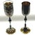 Two collector's goblet. The finesse and details of his pieces are excellent. See the photos. Finish is different. One has...