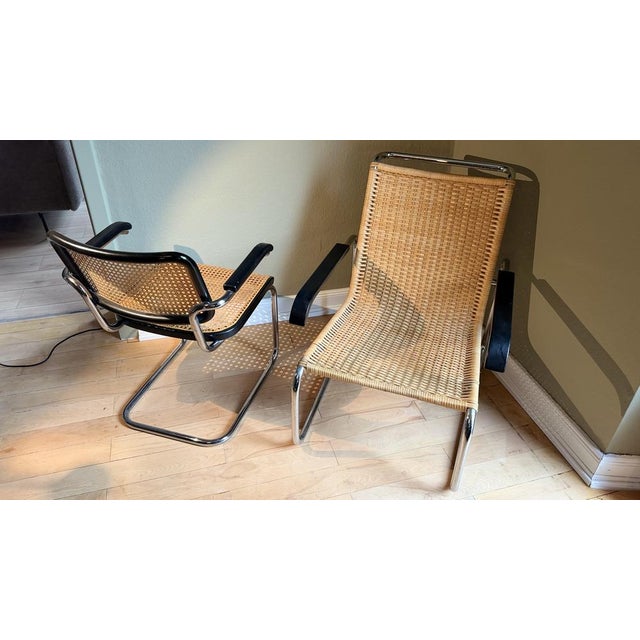 Rattan B35 Cantilever Chair by Marcel Breuer for Thonet For Sale - Image 14 of 16