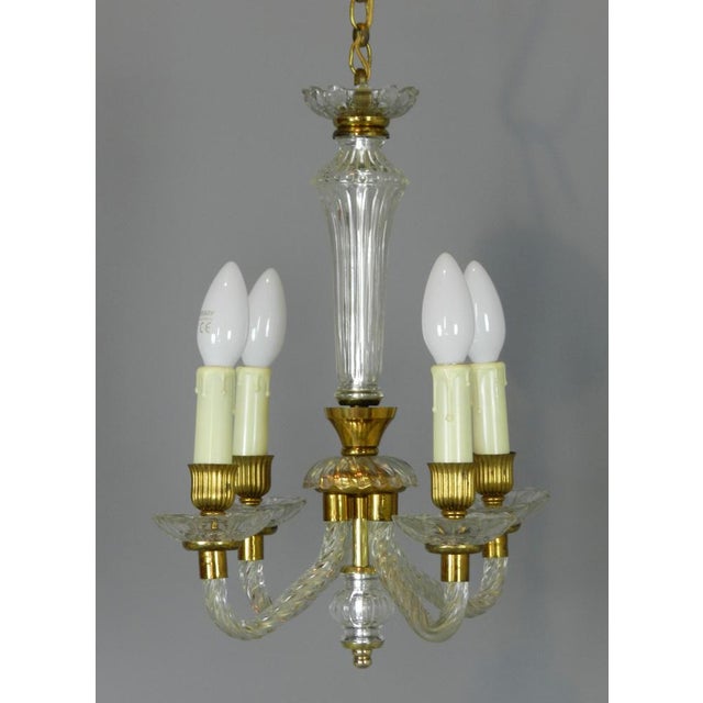 Murano Glass Chandelier, 1950s For Sale - Image 10 of 11