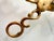 Victorian Vintage Ornate Brass Candle Wick Trimmer & Snuffer Scissors For Sale - Image 3 of 17