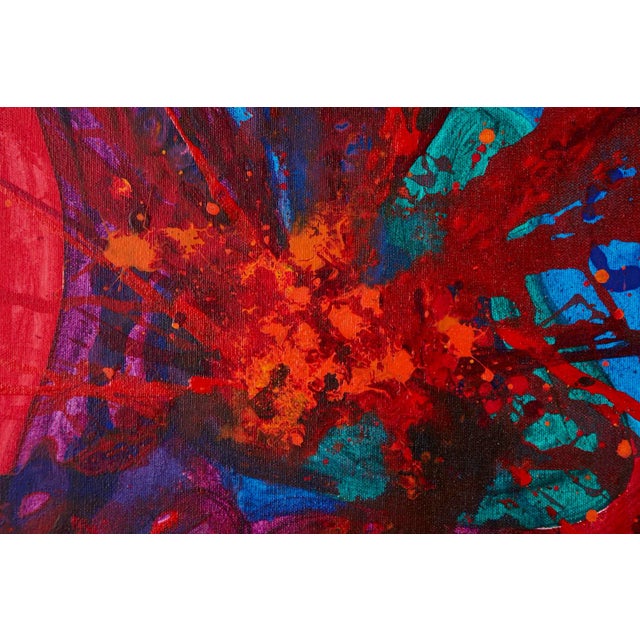 Modern Abstract Oil Painting For Sale - Image 9 of 13