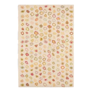 Dash & Albert by Annie Selke Cat's Paw Pastel Micro Hooked Wool Rug, 2' x 3'