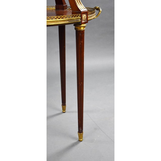 19th Century French Mahogany Etagere, 1880s For Sale - Image 6 of 15