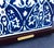 Wood Ralph Lauren Blue and White Table Lamps - A Pair For Sale - Image 7 of 10