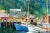 Boats Along the Wharf Landscape by Henry Hank Volle For Sale - Image 4 of 7