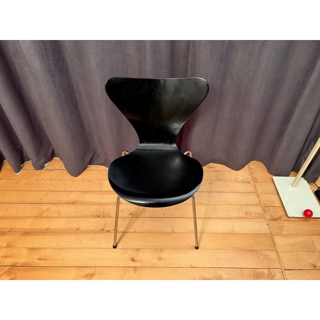 Fritz Hansen Model 3107 Chair by Arne Jacobsen for Fritz Hansen, Denmark, 1956 For Sale - Image 4 of 13