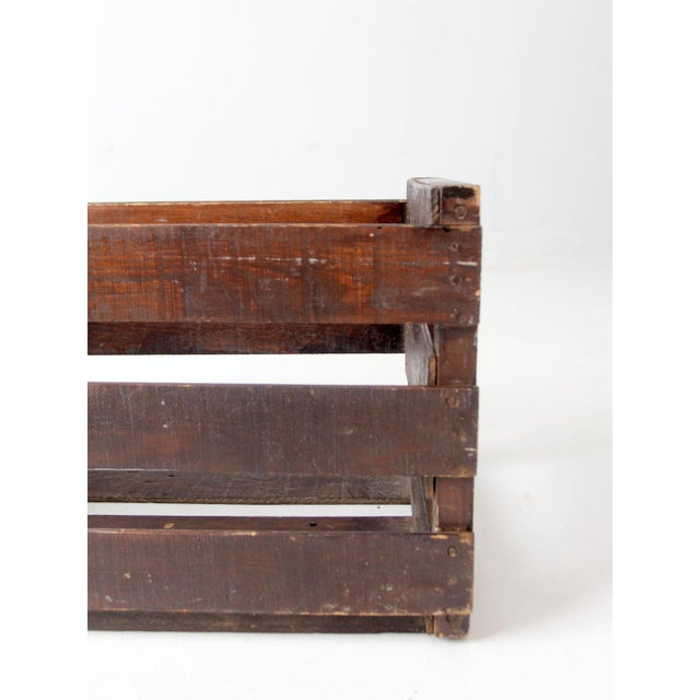 Antique Wooden Fruit Crate Box Chairish