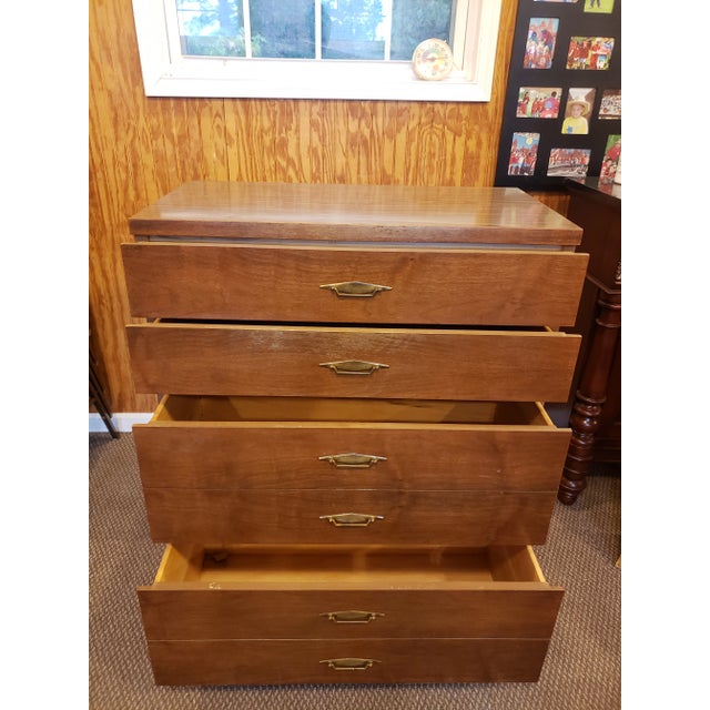 Late 20th Century Late 20th Century Mid Century Modern Basset Chest of Drawers For Sale - Image 5 of 10