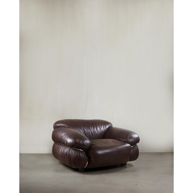 Vintage 595 Sesann Chair by Gianfranco Frattini for Cassina, 1970 For Sale - Image 6 of 6