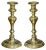 Early-19th Century Brass Candlesticks, Set of 2 For Sale