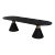 Rishi Black Rope Oval Table For Sale