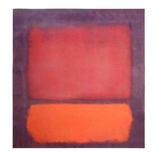 1998 Mark Rothko 'Untitled (1962)' Modernism Red,Orange,Purple Germany Offset Lithograph For Sale