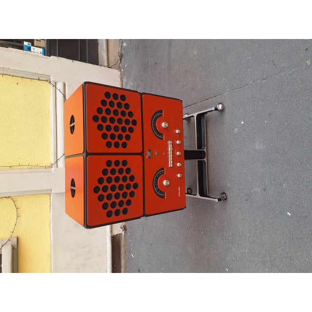 First Series Red RR126 Radio by Achille & Pier Giacomo Castiglioni for Brionvega, 1980s For Sale - Image 18 of 18
