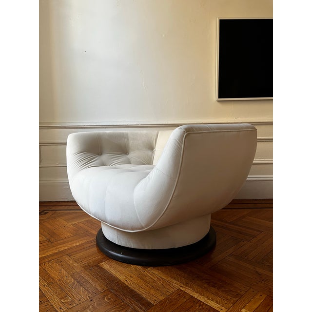 Adrian Pearsall Adrian Pearsall Swivel Lounge Chair For Sale - Image 4 of 11