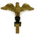 Hollywood Regency Unknown, Carved and Gilded Wooden Eagles, 1800s, Gold Leaf & Pinus Cembra, Set of 2 For Sale - Image 3 of 9