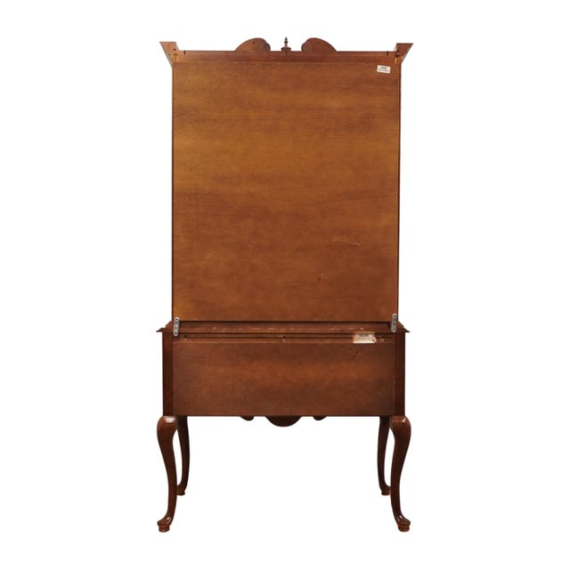 Keller Furniture Solid Cherry Traditional Style 40" Buffet W. Lighted Display China Cabinet 9672 For Sale - Image 11 of 12